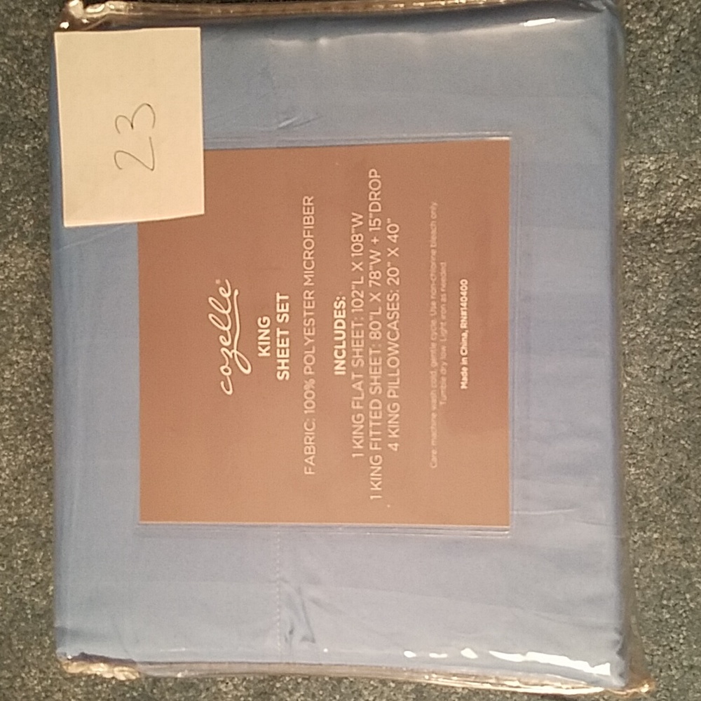 Cozelle King Sheet Set